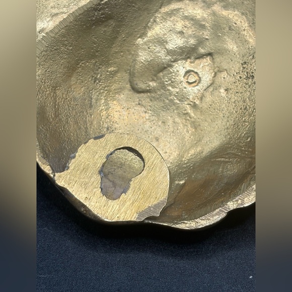 Vintage Brass Cherub Angel Wall Hook Hanger, Vintage Home Decor Collectible - Picture 8 of 8